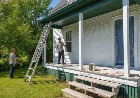 Exterior House Painting in Waterloo